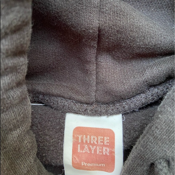 Three Layer Hoodie Sweatshirt with Lighting Detail - Picture 4 of 4